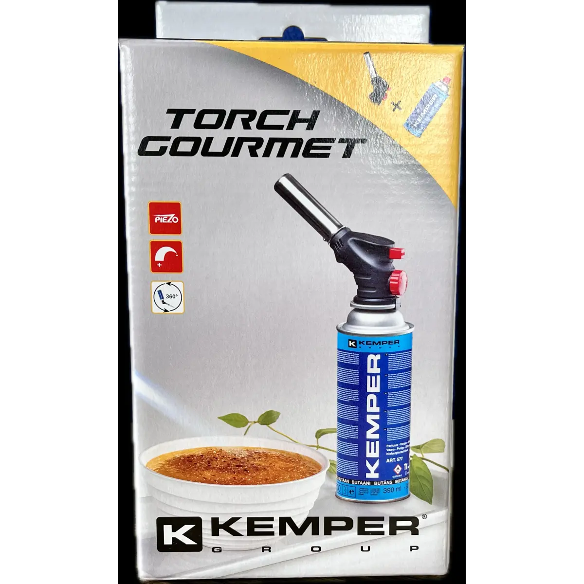 Kemper Group Hořák 1059 + kartuš butan 227 g (390 ml) 1059KIT