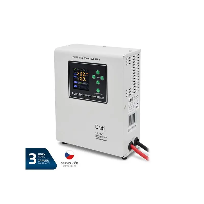 Zdroj záložní GETI GEP501LF sinus 500W nástěnný (800VA) 04230668