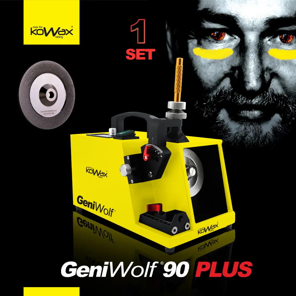 KOWAX Bruska wolframových elektrod GeniWolf 90 PLUS SET1 KWXSTGW90P_S01