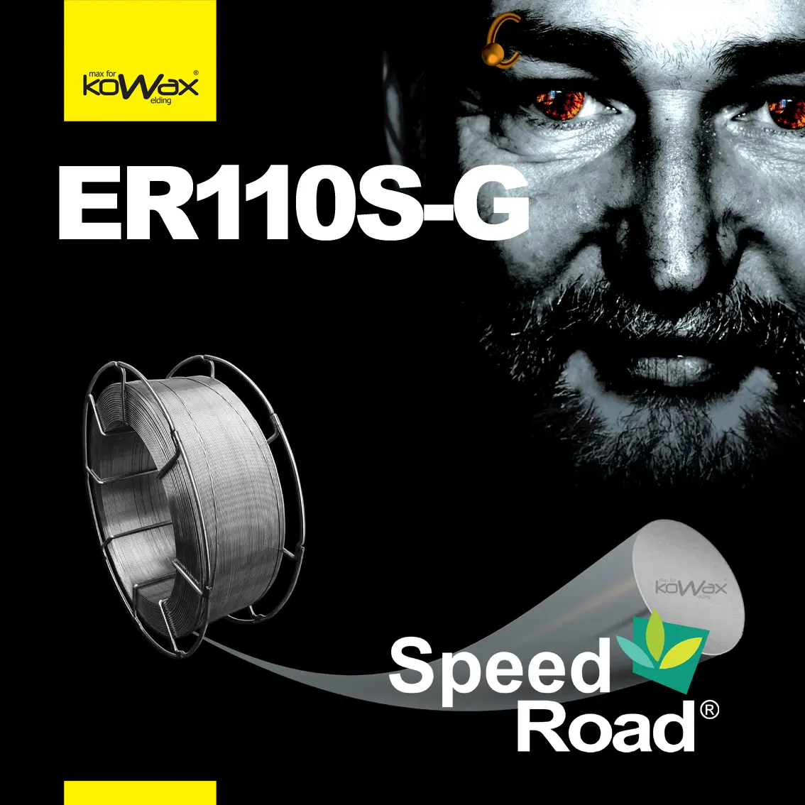 KOWAX Svařovací drát nepoměděný Speed Road 69 ø 1,0 mm 15 kg KWXN691015