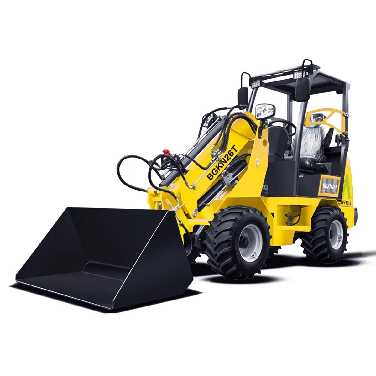 Teleskopický kolový nakládač BAUGARDEN BGKN26T Kubota + lžíce 1350mm + hydroupínák 8002BGKN26TKU