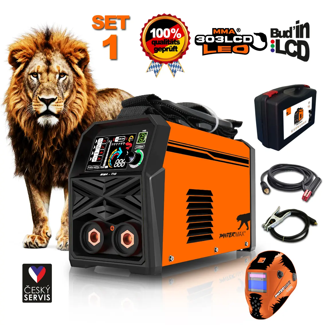 PANTERMAX Svářecí invertor MMA303LCD (MMA/TIG) PMMMA303LCD_S01