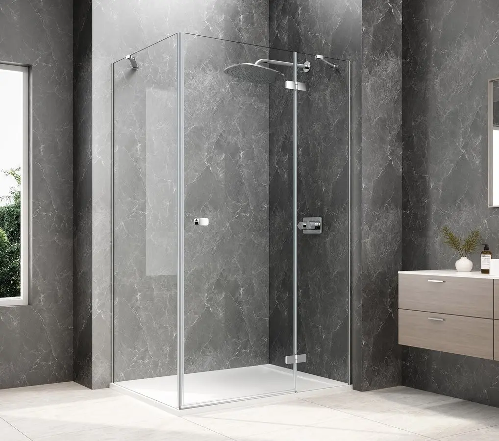 POLYSAN GLOBE CHROME obdélníkový sprchový kout 1200x800, čiré sklo, pravé GB1012-3215RC