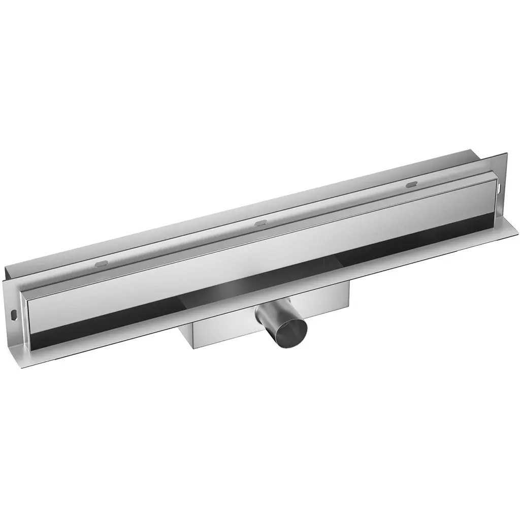 CERANO Sprchový odtokový žlab ke stěně, sifon nerez DN40 64 CER-476648