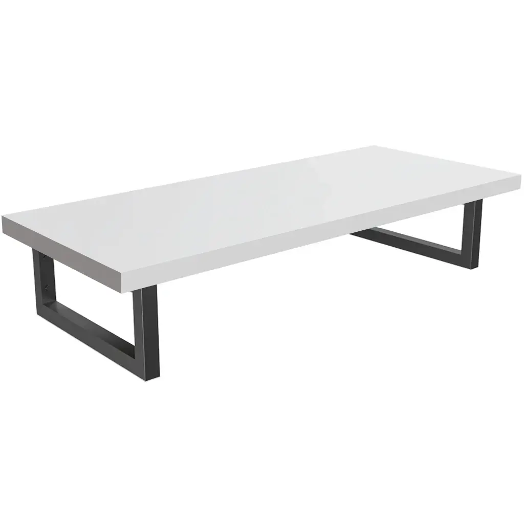 CERANO Deska pod umyvadlo Navira Pro + 2 konzole pod desku bílá matná 60x46x3,6 CER-606018