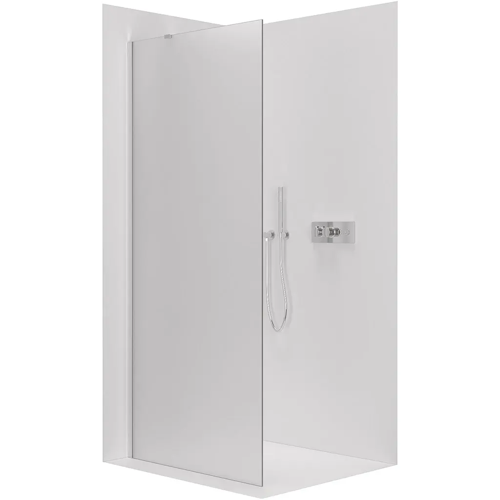 Sprchová zástěna Walk-in Onyx Y L/P - 8 mm - chrom, mléčné sklo - 70x200 cm