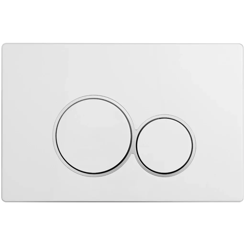 Ovládací tlačítko splachování Duo k WC modulu Profi - ABS - bílá