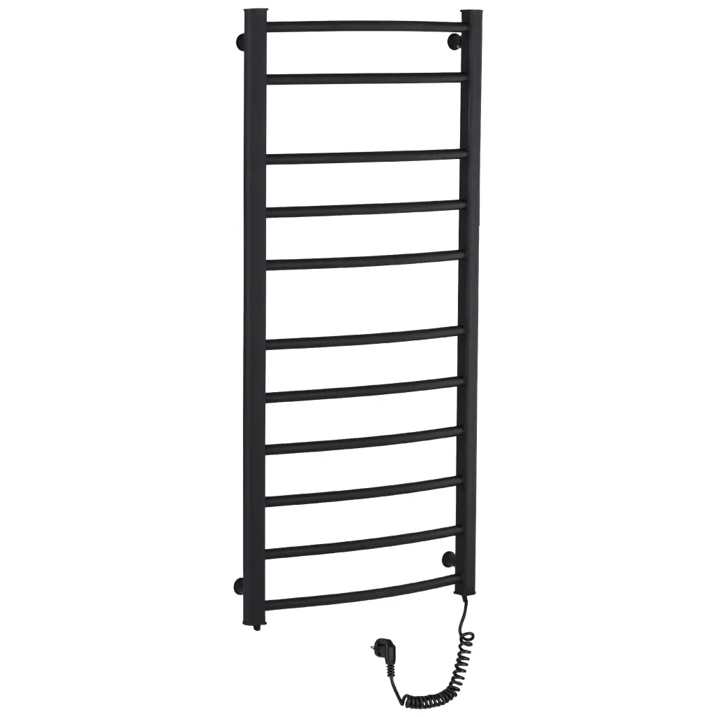 CERANO Elektrický sušák ručníků Luca 187 W černá matná 1160x550 mm LIV-EG-11-55