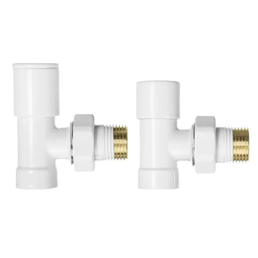 INVENA Sada rohových radiátorových ventilů, bílá CZ-31-K15-S