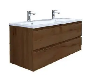 Koupelnová skříňka s umyvadlem SAT B-Way 119x50x45 cm ořech mat BWAY2120NUTU BWAY2120NUTU