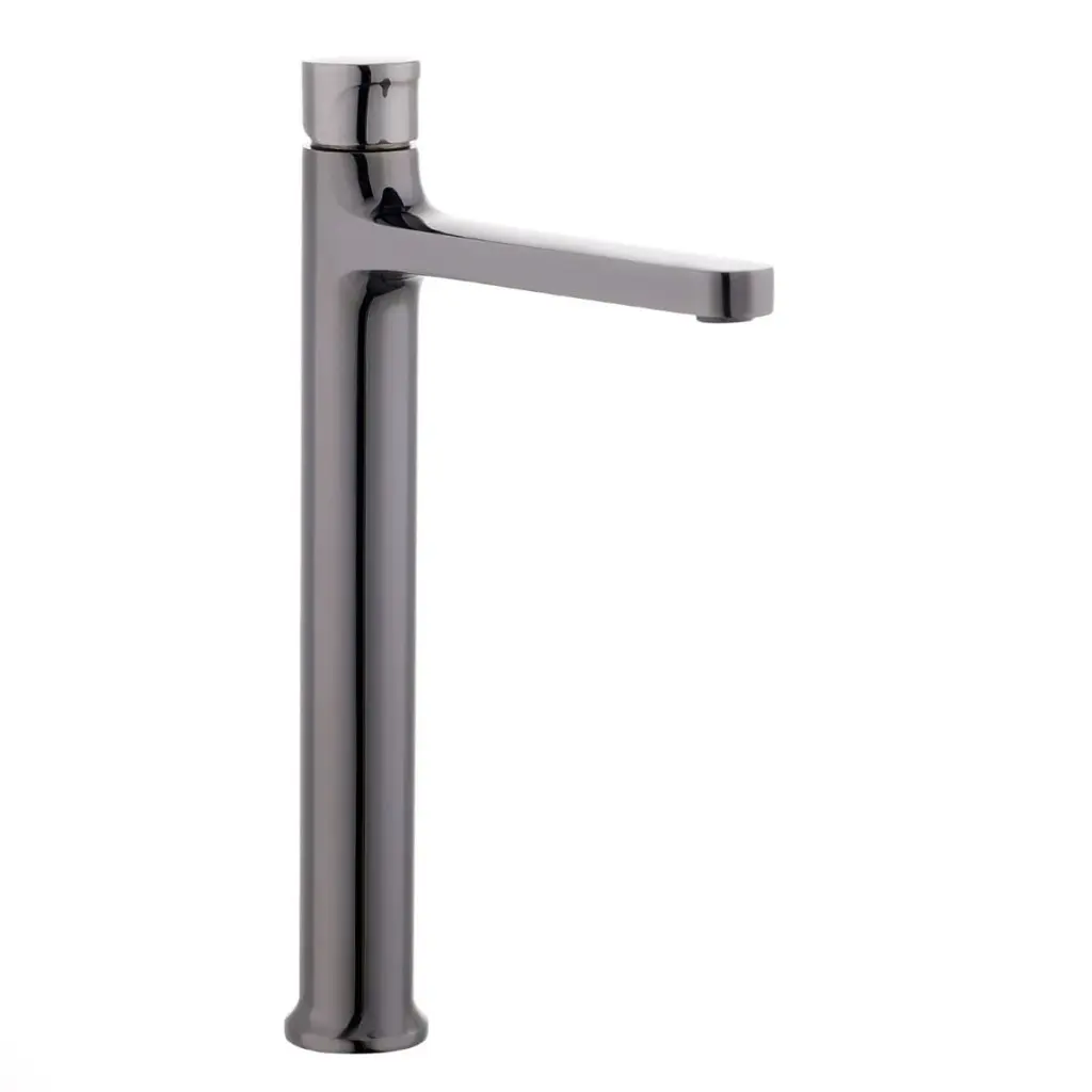 Vysoká umyvadlová baterie SAT Dark bez výpusti PVD Gun Metal SATBSDA285K SATBSDA285K