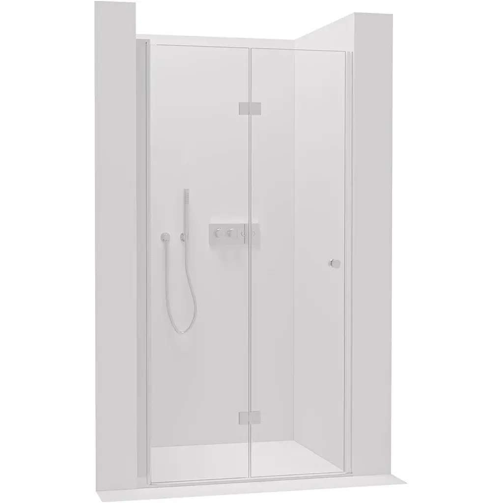 CERANO Sprchové zalamovací dveře Volpe L/P 6 mm chrom, transparentní sklo 70x190 CER-423294