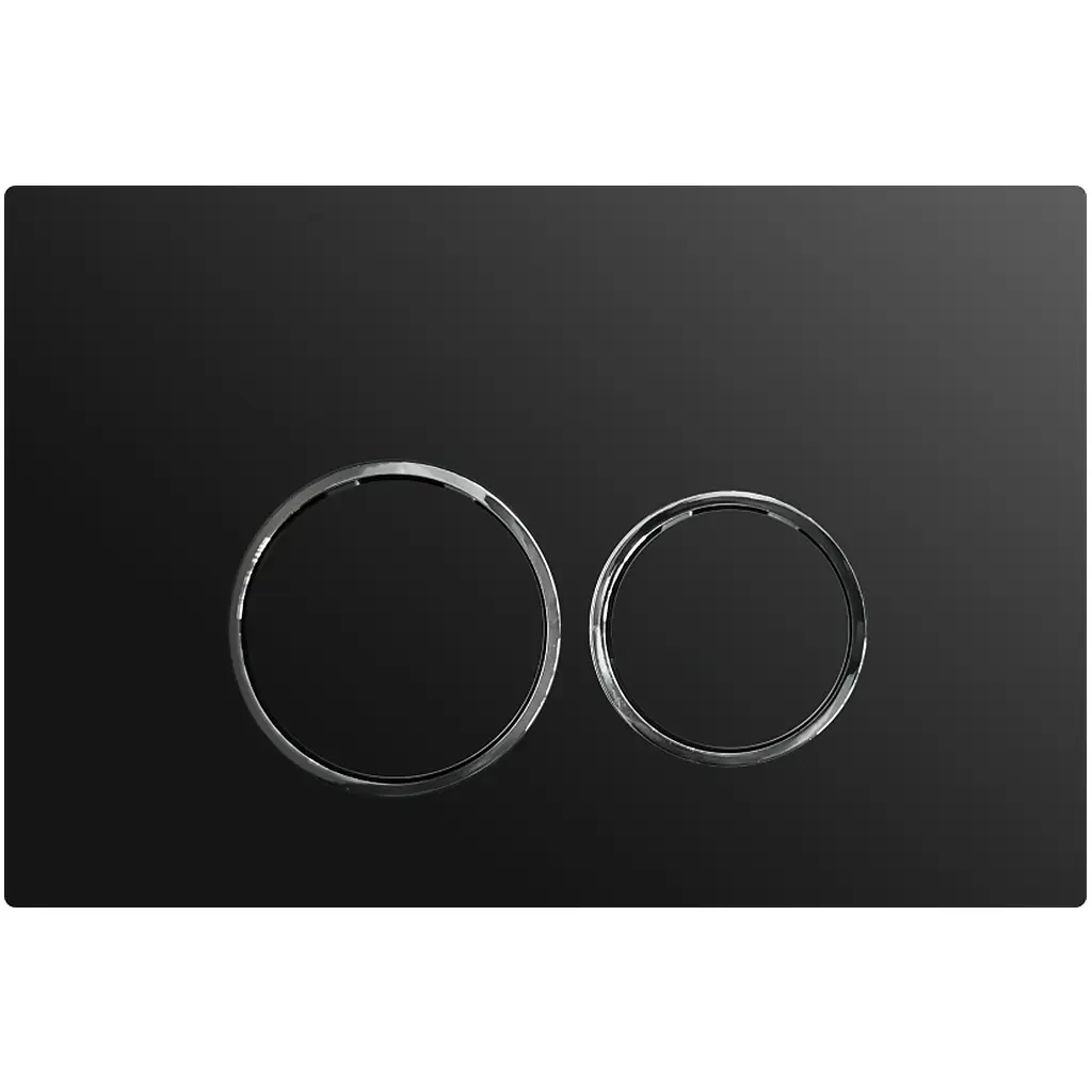 CERANO Ovládací tlačítko splachování Dualo k WC modulu Basic ABS černá matná CER-670807