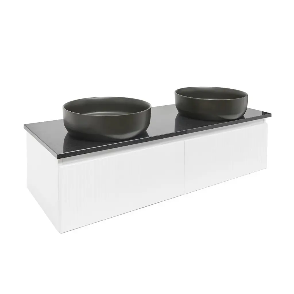 Koupelnová skříňka s deskou z umělého kamene SAT Evolution 118x30x44,8 cm bílá mat SATEVO120WMTK SATEVO120WMTK