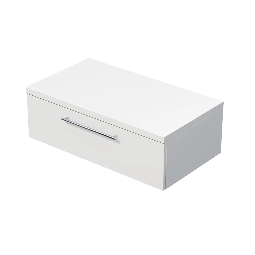 Koupelnová skříňka pod umyvadlo na desku Naturel Ratio 90x29,6x50 cm bílá mat ND901Z26.A3416 ND901Z26.A3416