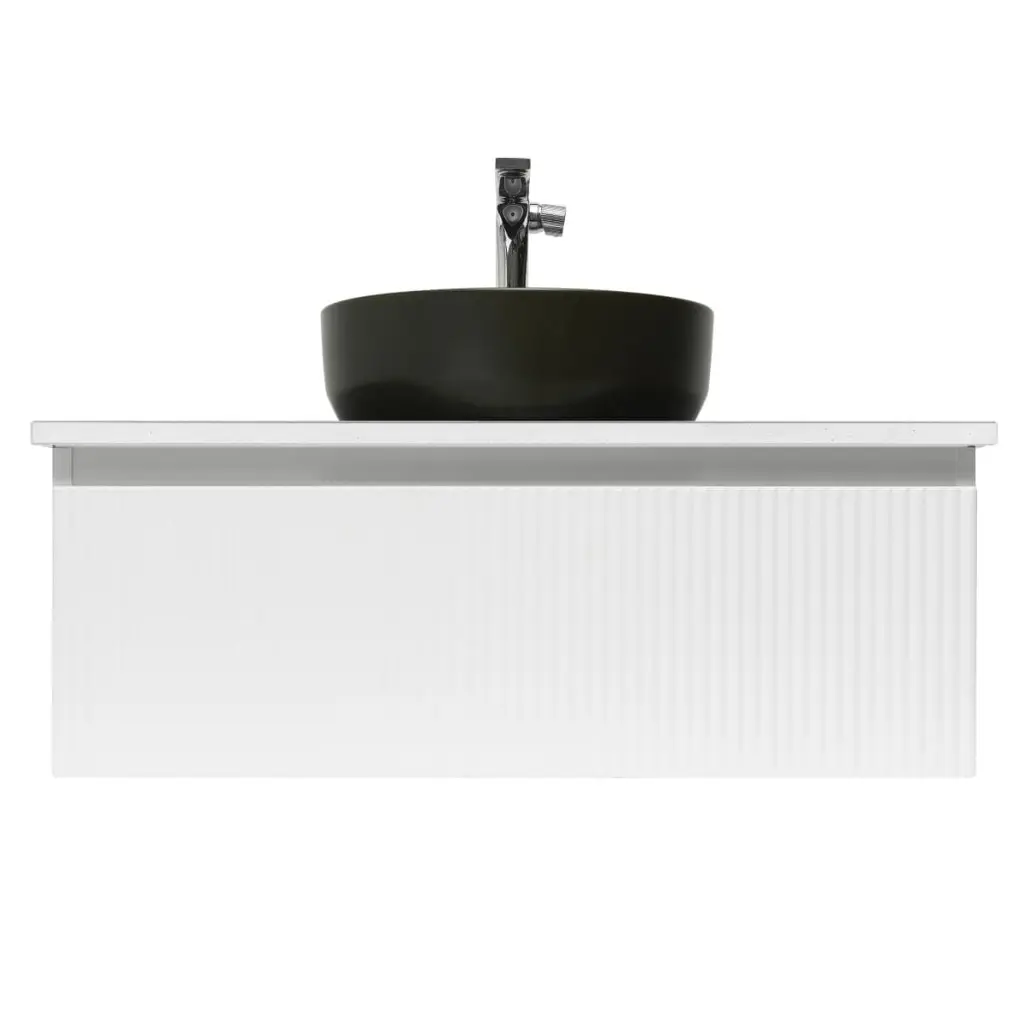 Koupelnová skříňka s umyvadlem a baterií SAT Evolution 98x30x44,8 cm bílá mat SATEVO100WMDBUC SATEVO100WMDBUC