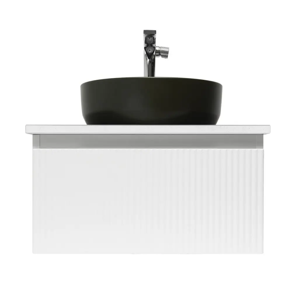Koupelnová skříňka s umyvadlem a baterií SAT Evolution 58x30x44,8 cm bílá mat SATEVO60WMDBUC SATEVO60WMDBUC