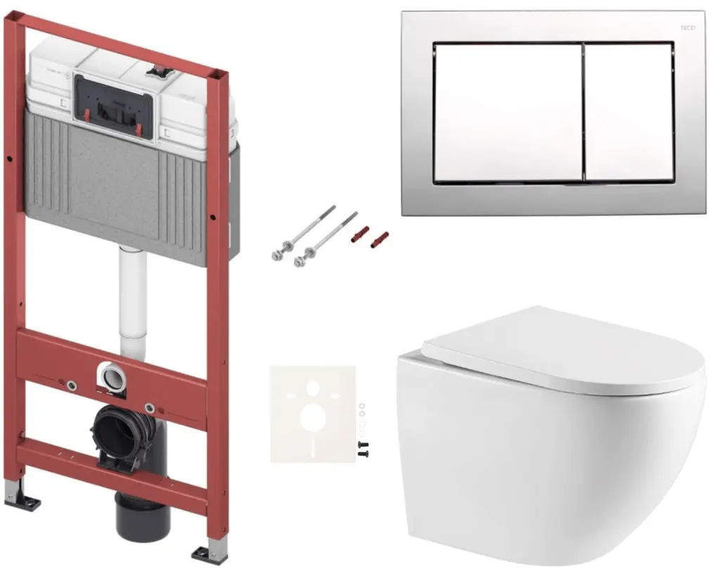Závěsný WC set do lehkých stěn / předstěnová SAT SIKOTSTOR67412 SIKOTSTOR67412
