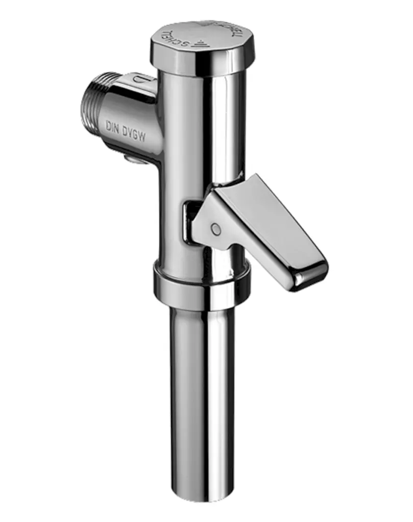 Schell Schellomat - Tlakový splachovač WC s páčkou, chrom 022380699