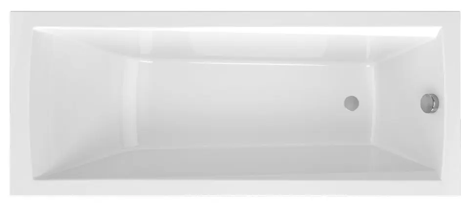 Bruckner SANORA obdélníková vana 170x70x47cm, bílá 165.770.0