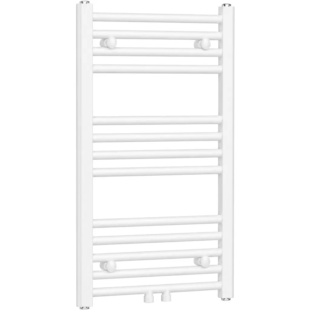 CERANO Koupelnový radiátor Benito středové připojení 50mm/boční 265 W bílá lesklá 700x450 mm CER-514328