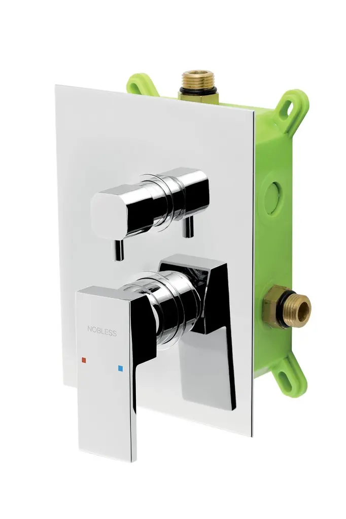 Baterie vanová podomítková Novaservis NOBLESS EDGE BOX36051R,0 chrom