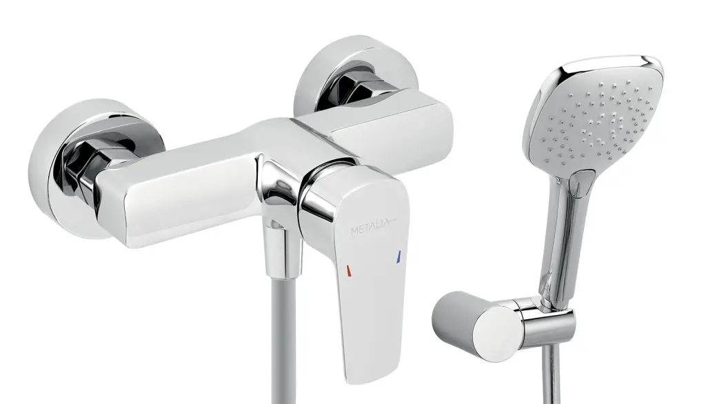 NOVASERVIS Sprchová nástěnná baterie METALIA 58 FLOW, 150 mm, chrom 58061,0