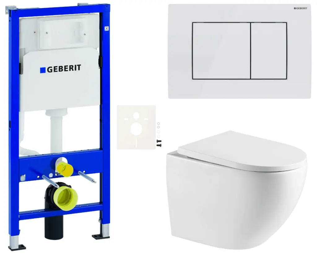 Závěsný WC set Geberit do lehkých stěn / předstěnová SAT SIKOGESTOR67D30 SIKOGESTOR67D30