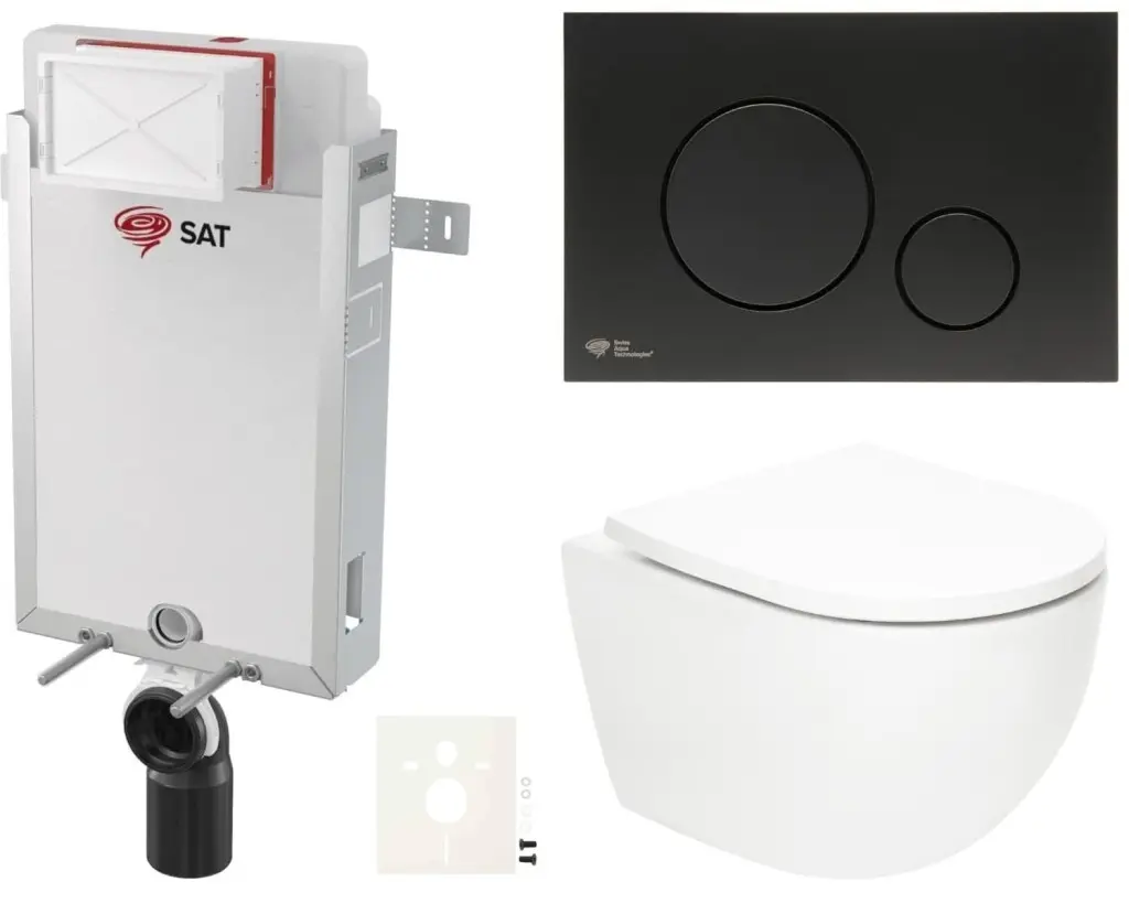 Závěsný WC set k zazdění SAT Fusion SIKOSZTORFU68 SIKOSZTORFU68