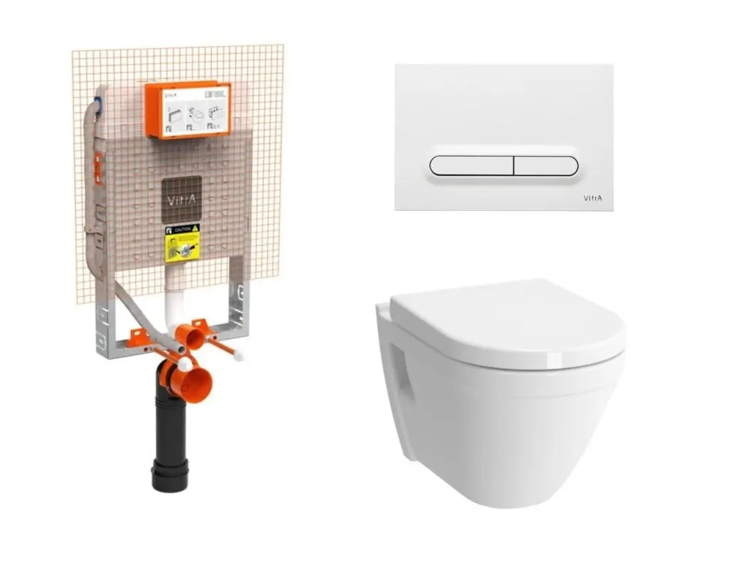 Závěsný WC set k zazdění Vitra S50 SIKOVZW4 SIKOVZW4