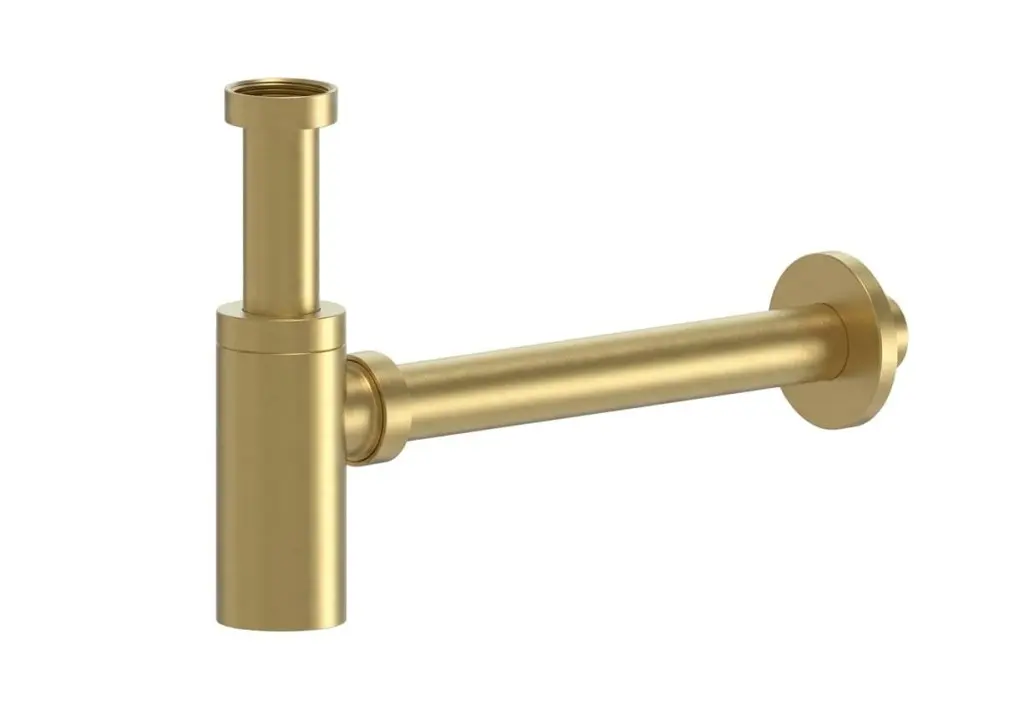 Sifon k umyvadlu 5/4 DN32 SAT Aurum 5,4 cm, zlatý matný, plast SATAUSBG SATAUSBG