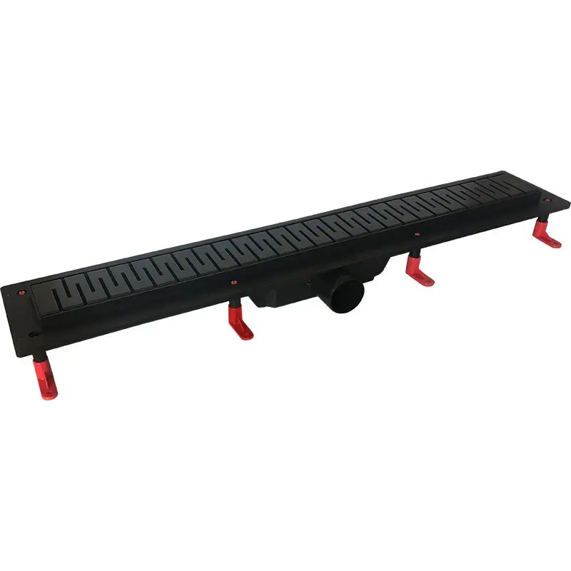 HOPA Odtokový žlab STANDARDline BLACK Rozměr A 50, Varianta roštu Medium OLPZLABST49BM