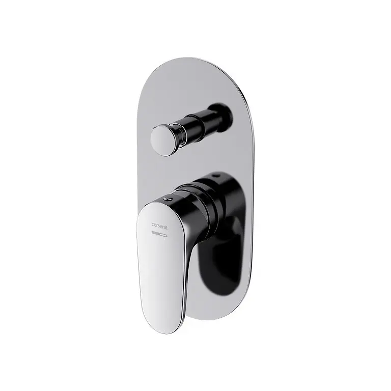 Cersanit Inverto - Baterie pod omítku, pro 2 spotřebiče, s tělesem, chrom S951-313