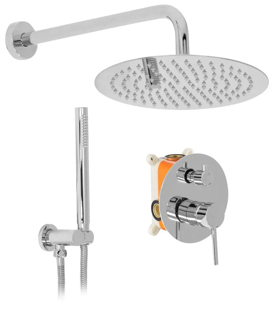 Podomítkový sprchový set Lungo Rea P8007 chrom