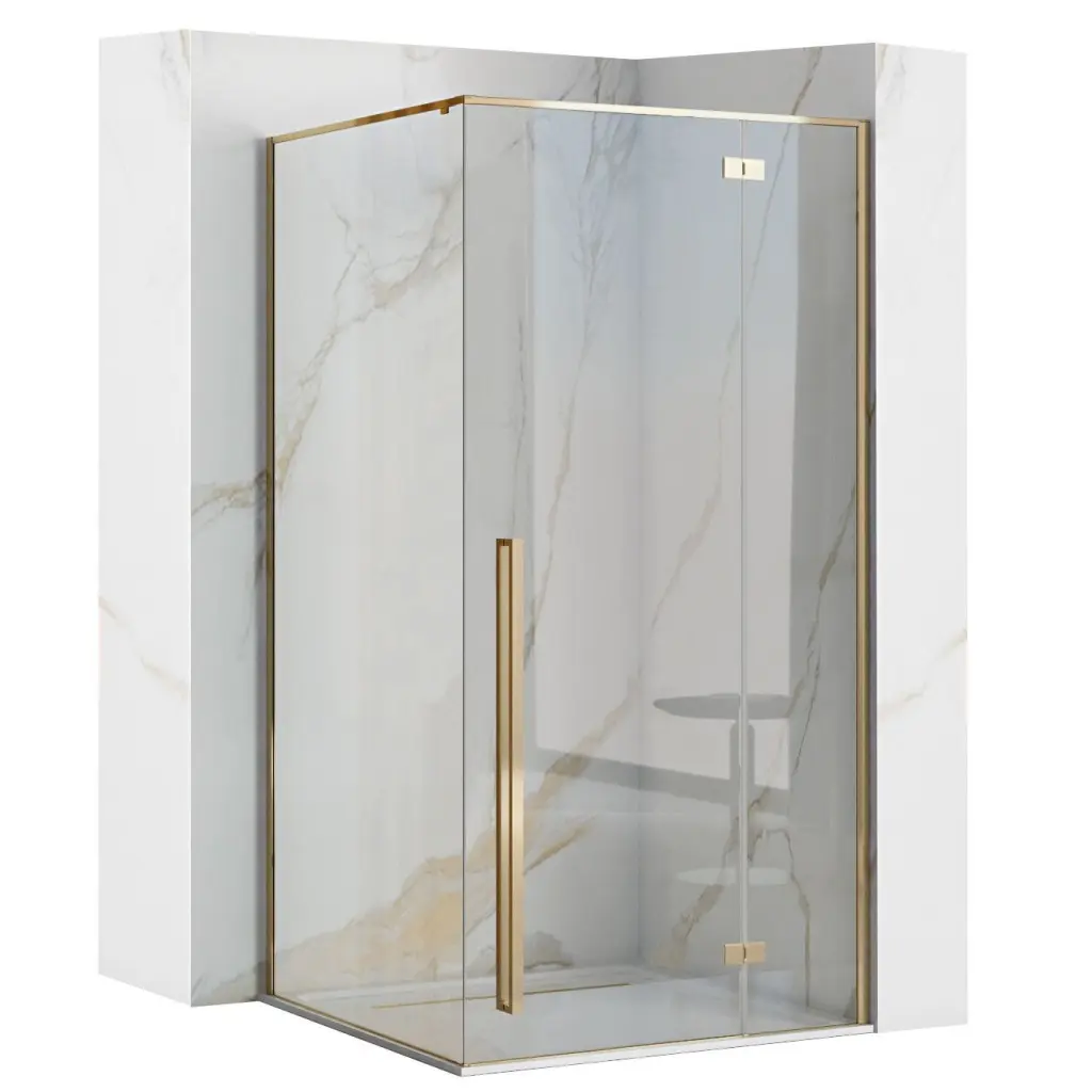Sprchový kout Fargo Rea K4907 100x80x195 gold
