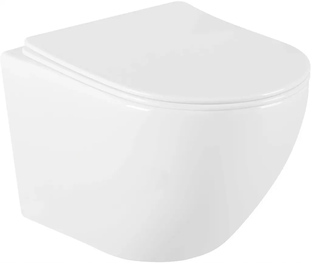 MEXEN - Lena Závěsná WC mísa včetně sedátka s slow-slim, duroplast, bílá 30220400