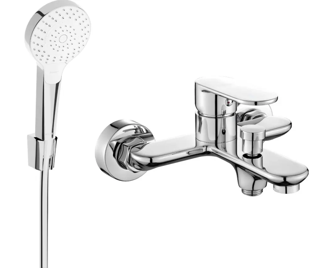 MEXEN - Milo R05 vanová baterie s příslušenstvím, chrom 7133R05-00