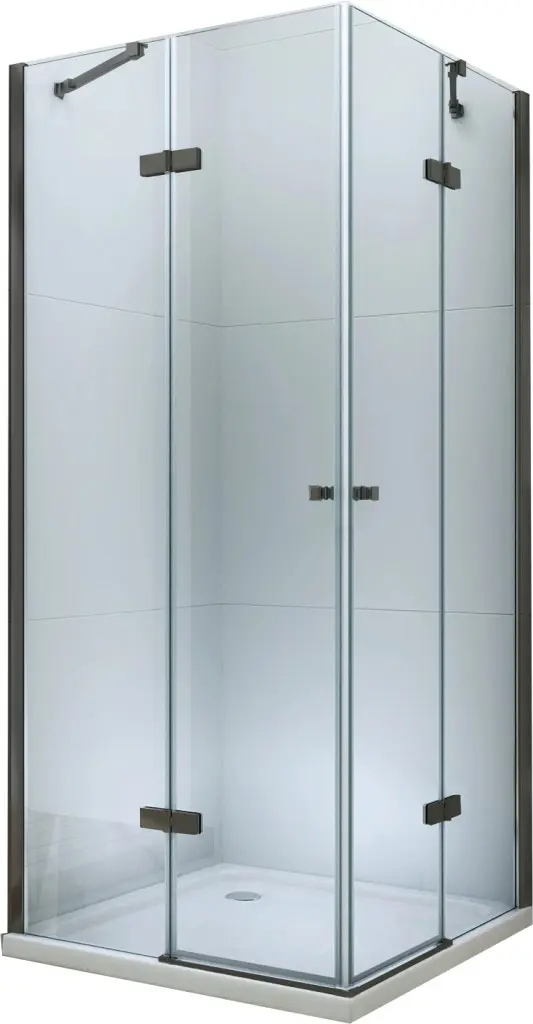 MEXEN/S LIMA sprchový kout 100x90, transparent, černá 856-100-090-70-00-02