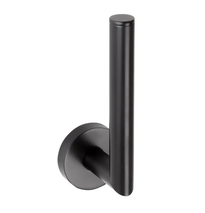 Sapho X-ROUND BLACK držák toaletního papíru rezervní, černá mat