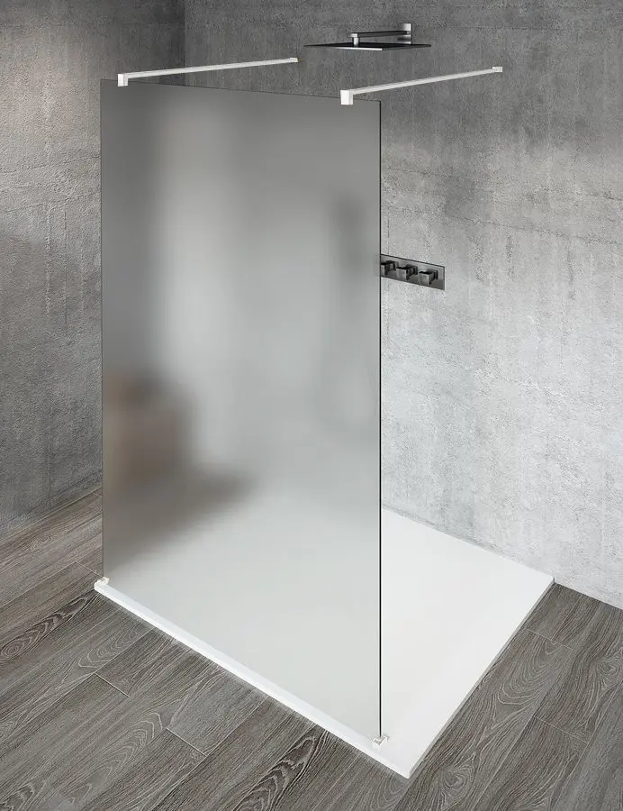 GELCO VARIO WHITE jednodílná sprchová zástěna do prostoru, matné sklo, 1400 GX1414GX2215