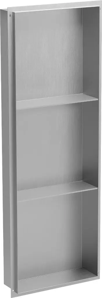 MEXEN X-Wall-NR modul pro vestavbu do stěny s policí 90x30, nerez 1911903010S