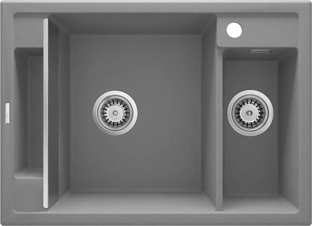 Deante Dřez Magnetic 1,5 komory, granit - ZRM S503 šedý metalic