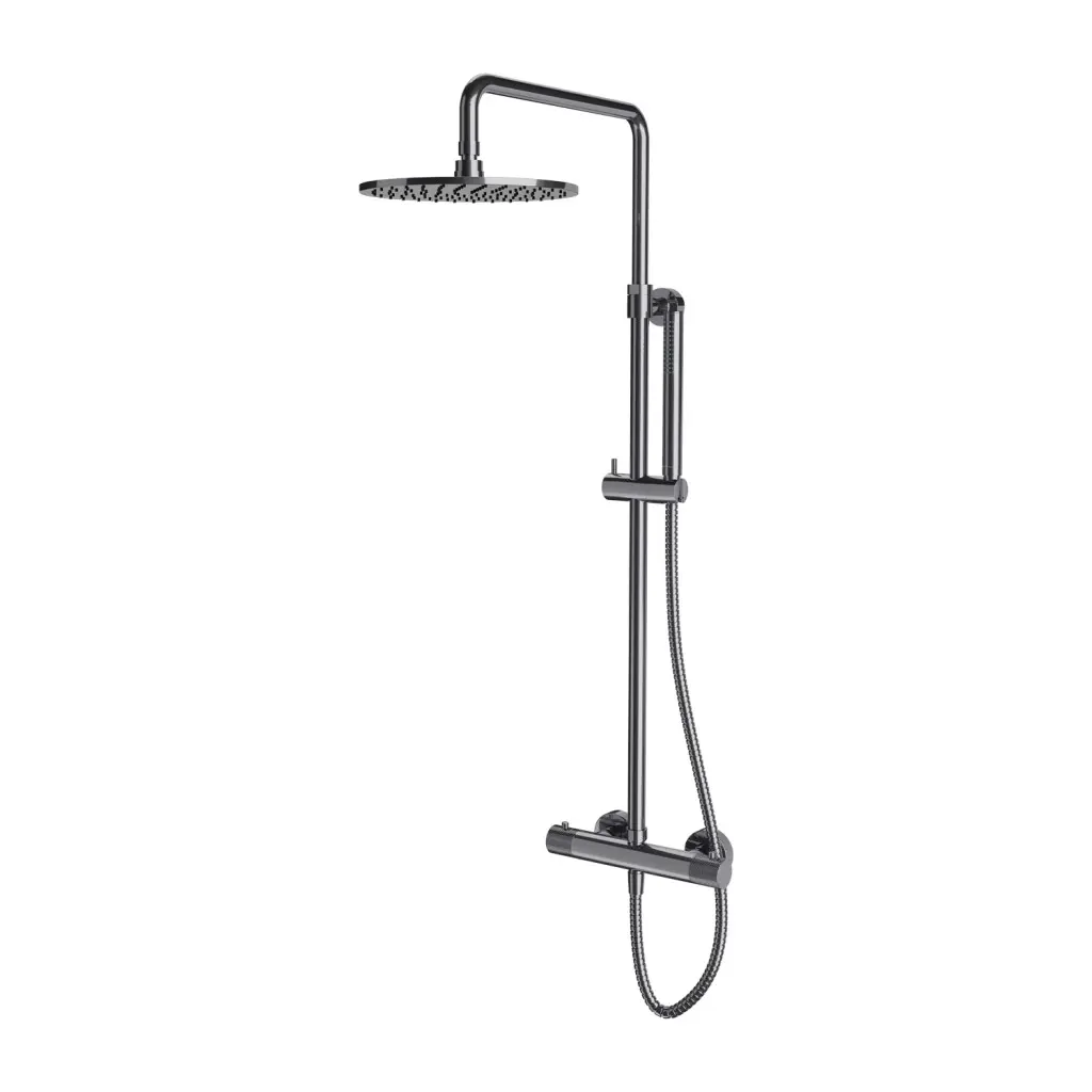 OMNIRES Contour - Sprchový set s termostatem, průměr 25 cm,