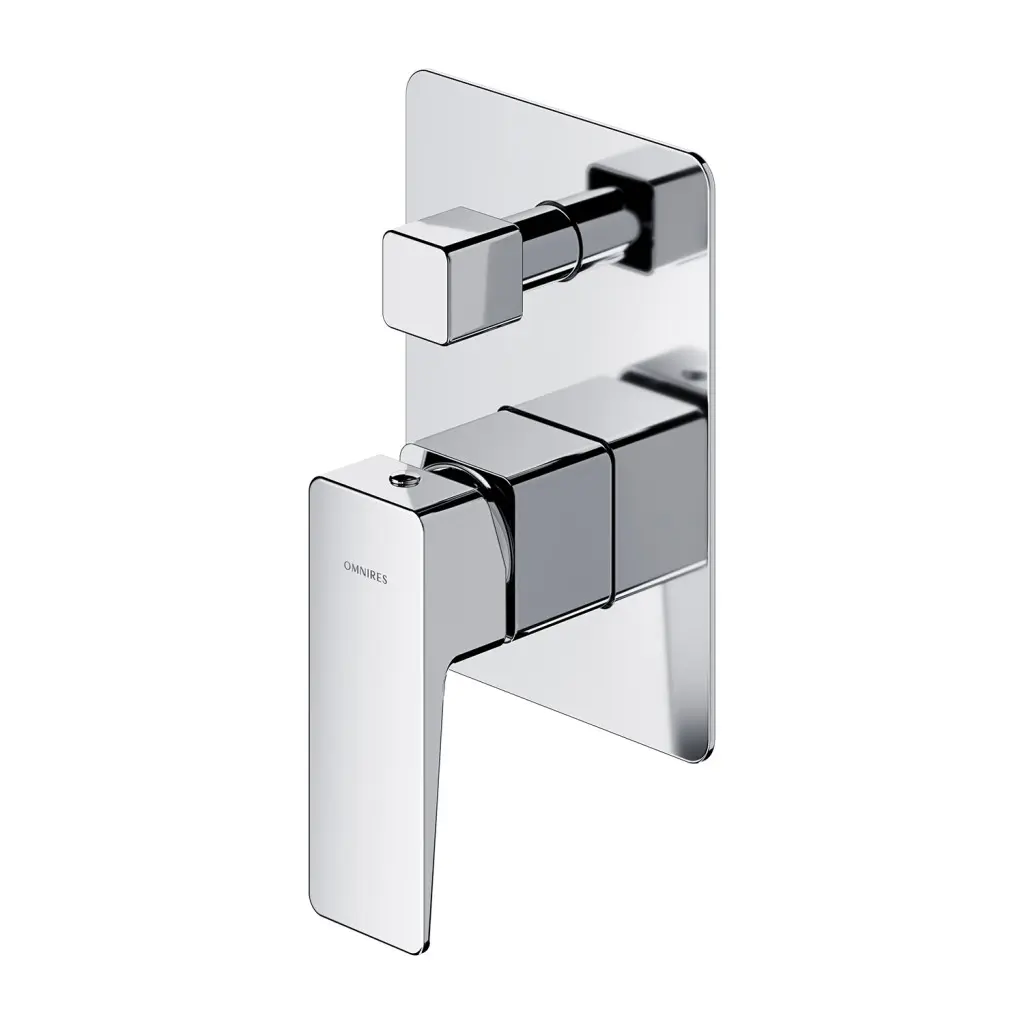 OMNIRES Parma - Baterie pod omítku, pro 2 spotřebiče, s tělesem, chrom PM7435CR