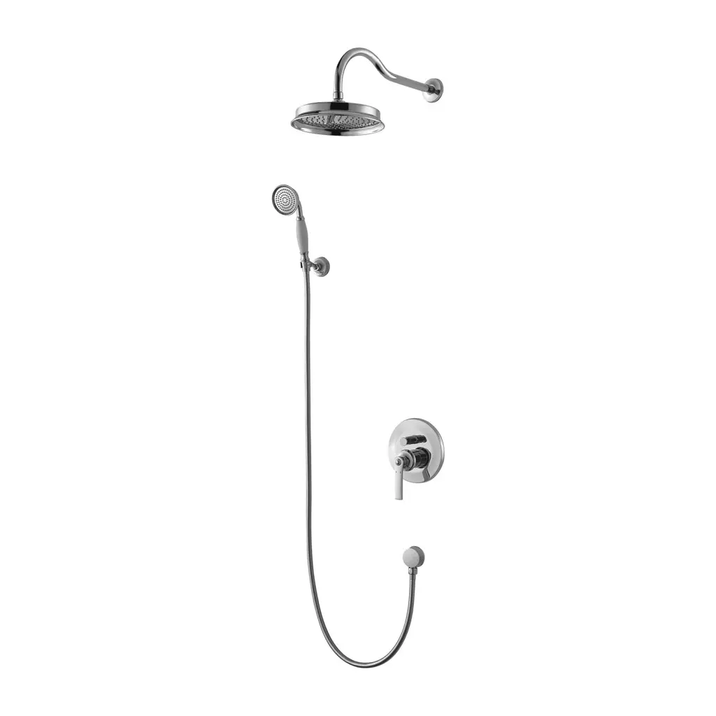 OMNIRES Armance - Sprchový set s baterií pod omítku, s tělesem, průměr 22,5 cm,