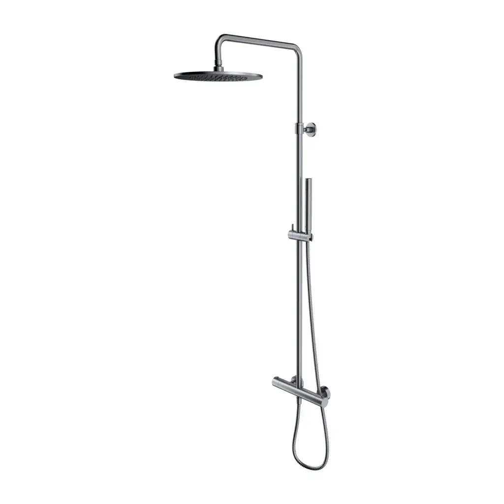 OMNIRES Y - Sprchový set s termostatem, průměr 25 cm, kartáčovaný nikl Y1244SUNI