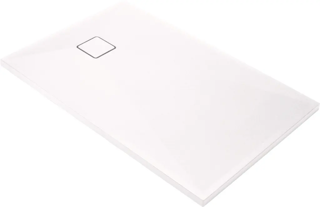 DEANTE Correo Granitová sprchová vanička, obdélníková bílá, 100x80 cm KQR_A46B