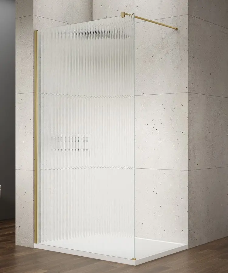 GELCO VARIO GOLD jednodílná sprchová zástěna k instalaci ke stěně, sklo nordic, 800 GX1580-08
