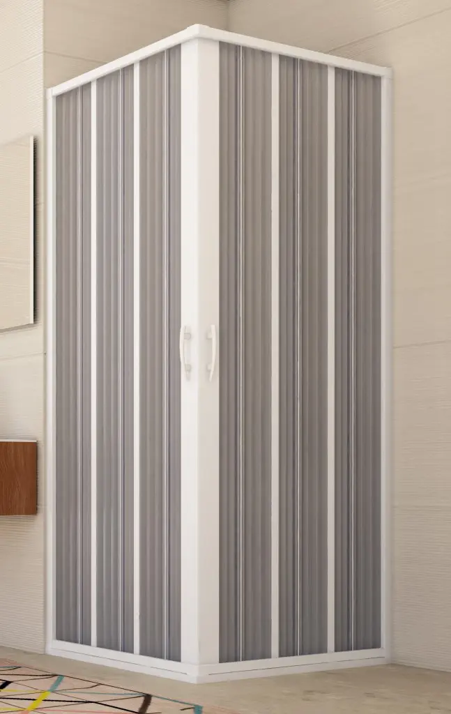 FORTE Sprchová zástěna FLEX GIOVE NEW Rozměr A 100, Rozměr B 100, Rozměr C 185, Typ otevírání Zavírání do středu OLBBXF104001