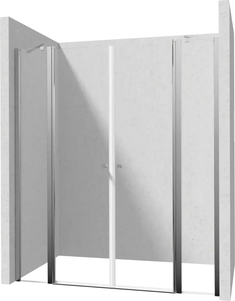 DEANTE/S Sprchové dveře dvojité výklopné 100x80 KTSU043P+KTSU042P KERRIA/0027
